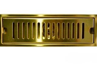 REJILLA RECTANGULAR DORADA 30 CM