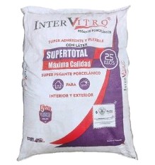 PEGANTE PORCELANICO INTERVI BLC X 25 KG